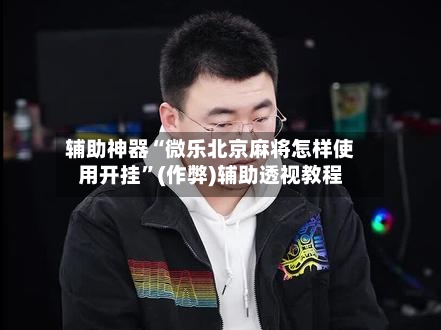 辅助神器“微乐北京麻将怎样使用开挂”(作弊)辅助透视教程-第2张图片