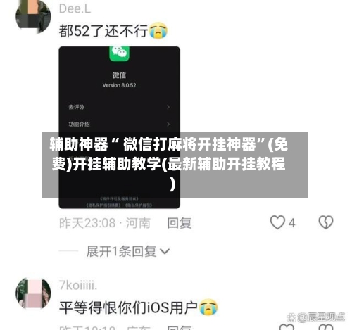 辅助神器“ 微信打麻将开挂神器”(免费)开挂辅助教学(最新辅助开挂教程)-第2张图片