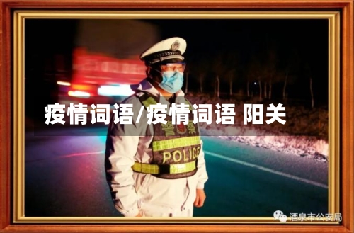 疫情词语/疫情词语 阳关