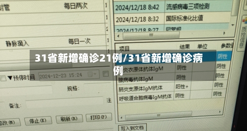 31省新增确诊21例/31省新增确诊病例