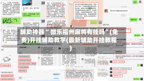 辅助神器“ 微乐福州麻将有挂吗”(免费)开挂辅助教学(最新辅助开挂教程)-第2张图片