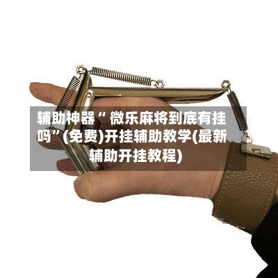 辅助神器“ 微乐麻将到底有挂吗”(免费)开挂辅助教学(最新辅助开挂教程)-第2张图片