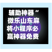 辅助神器“ 微乐山东麻将小程序必赢神器免费下载”(免费)开挂辅助教学(最新辅助开挂教程)-第3张图片