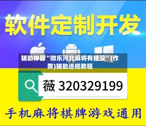 辅助神器“微乐河北麻将有挂没”(作弊)辅助透视教程