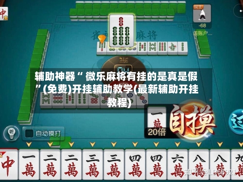 辅助神器“ 微乐麻将有挂的是真是假”(免费)开挂辅助教学(最新辅助开挂教程)-第2张图片