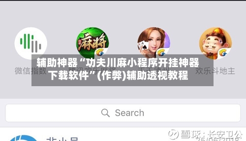 辅助神器“功夫川麻小程序开挂神器下载软件	”(作弊)辅助透视教程-第3张图片