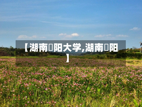 【湖南卲阳大学,湖南䧂阳】