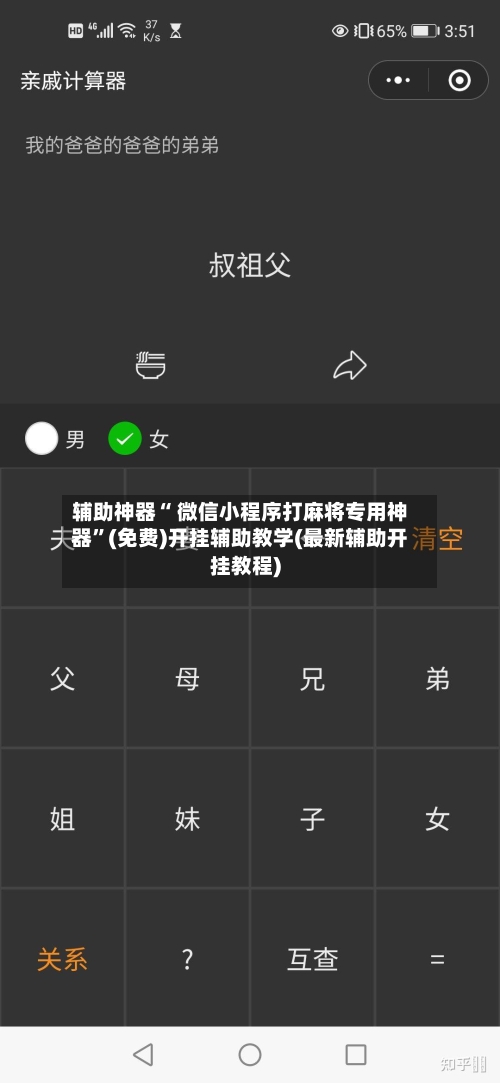 辅助神器“ 微信小程序打麻将专用神器”(免费)开挂辅助教学(最新辅助开挂教程)-第3张图片