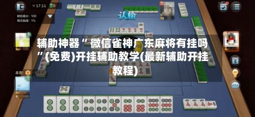 辅助神器“ 微信雀神广东麻将有挂吗”(免费)开挂辅助教学(最新辅助开挂教程)-第2张图片