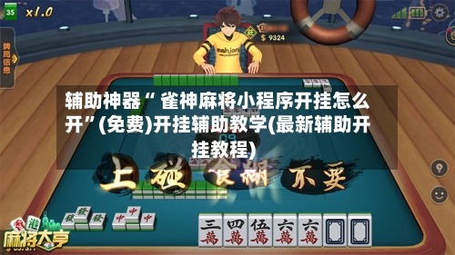 辅助神器“ 雀神麻将小程序开挂怎么开”(免费)开挂辅助教学(最新辅助开挂教程)-第2张图片