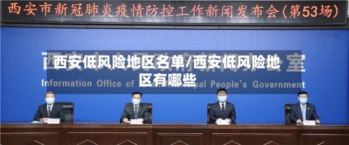 西安低风险地区名单/西安低风险地区有哪些-第2张图片