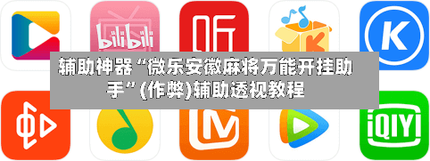 辅助神器“微乐安徽麻将万能开挂助手	”(作弊)辅助透视教程-第2张图片