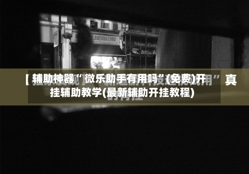 辅助神器“ 微乐助手有用吗”(免费)开挂辅助教学(最新辅助开挂教程)