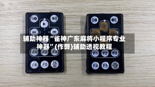 辅助神器“雀神广东麻将小程序专业神器”(作弊)辅助透视教程-第2张图片