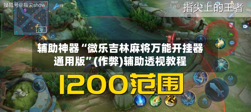 辅助神器“微乐吉林麻将万能开挂器通用版”(作弊)辅助透视教程-第3张图片