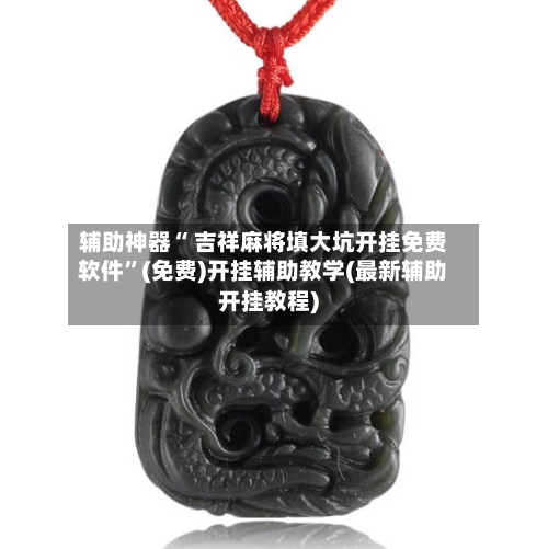 辅助神器“ 吉祥麻将填大坑开挂免费软件”(免费)开挂辅助教学(最新辅助开挂教程)-第3张图片