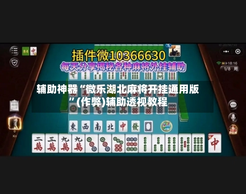 辅助神器“微乐湖北麻将开挂通用版”(作弊)辅助透视教程-第2张图片