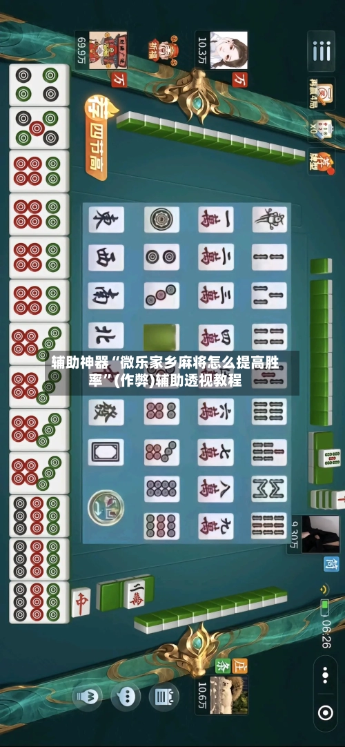 辅助神器“微乐家乡麻将怎么提高胜率”(作弊)辅助透视教程