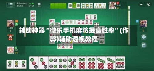辅助神器“微乐手机麻将提高胜率”(作弊)辅助透视教程-第2张图片
