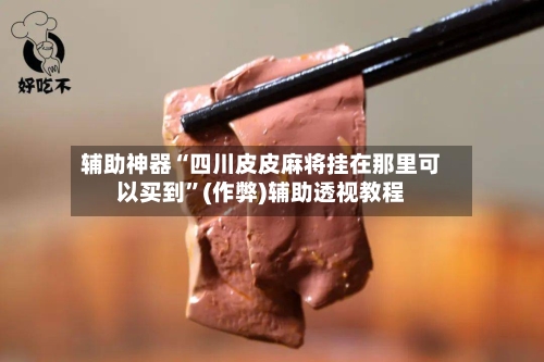 辅助神器“四川皮皮麻将挂在那里可以买到”(作弊)辅助透视教程