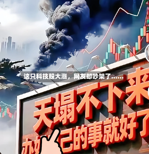 这只科技股大涨，网友却吵架了......