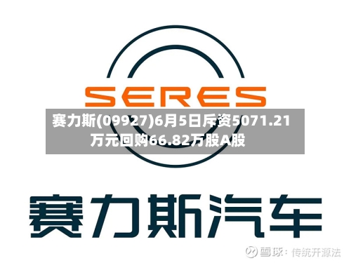 赛力斯(09927)6月5日斥资5071.21万元回购66.82万股A股